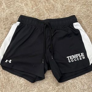 Temple soccer shorts